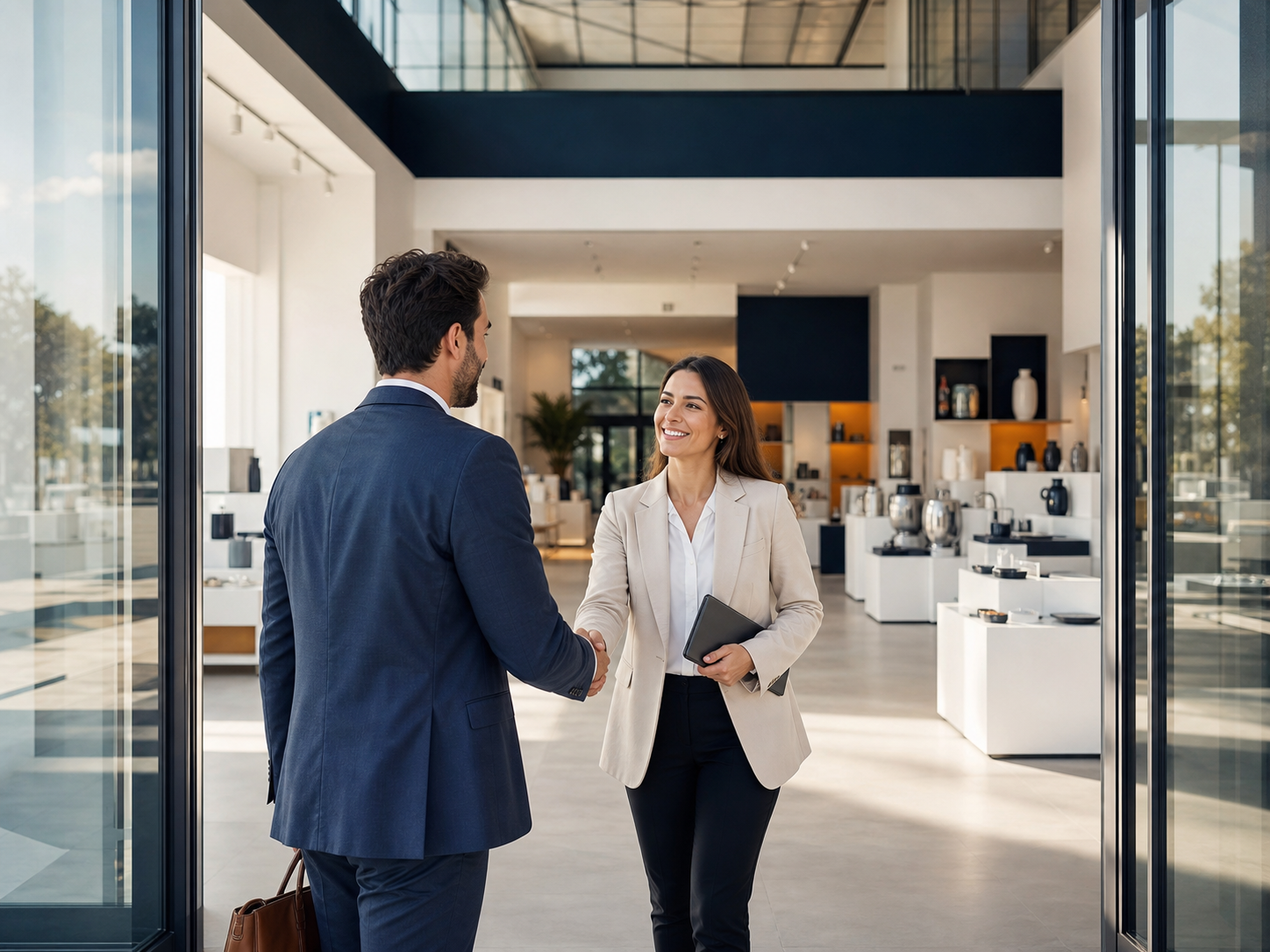 Free showroom entry support for suppliers